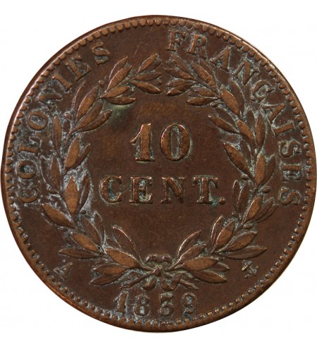 COLONIES FRANCAISES, LOUIS-PHILIPPE - 10 CENTIMES 1839 A PARIS