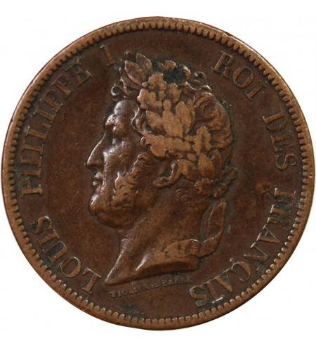 COLONIES FRANCAISES, LOUIS-PHILIPPE - 10 CENTIMES 1839 A PARIS