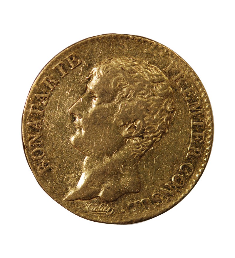 BONAPARTE 1er CONSUL﻿ - 20 FRANCS OR AN XI A PARIS﻿