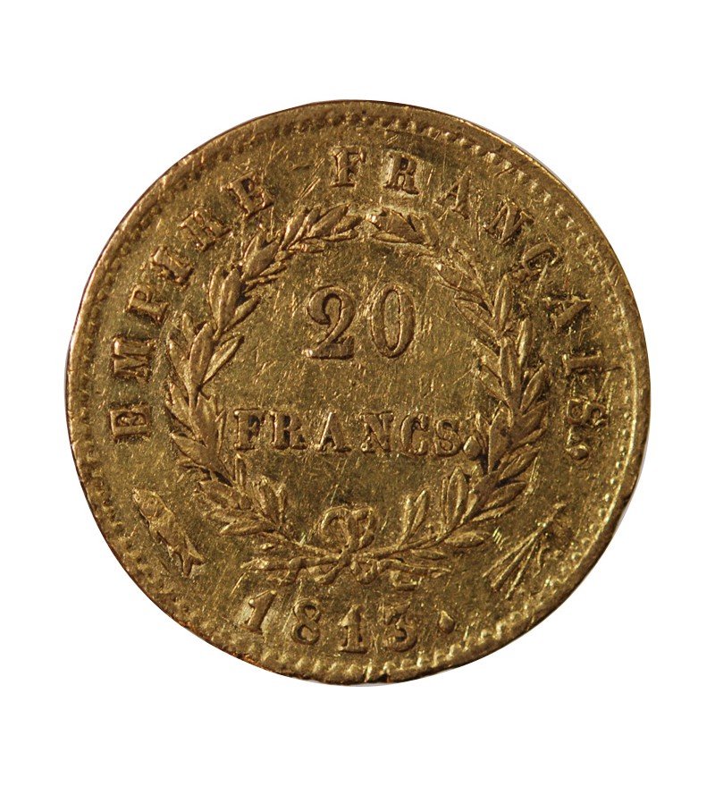 NAPOLEON Ier - 20 FRANCS OR 1813 UTRECHT