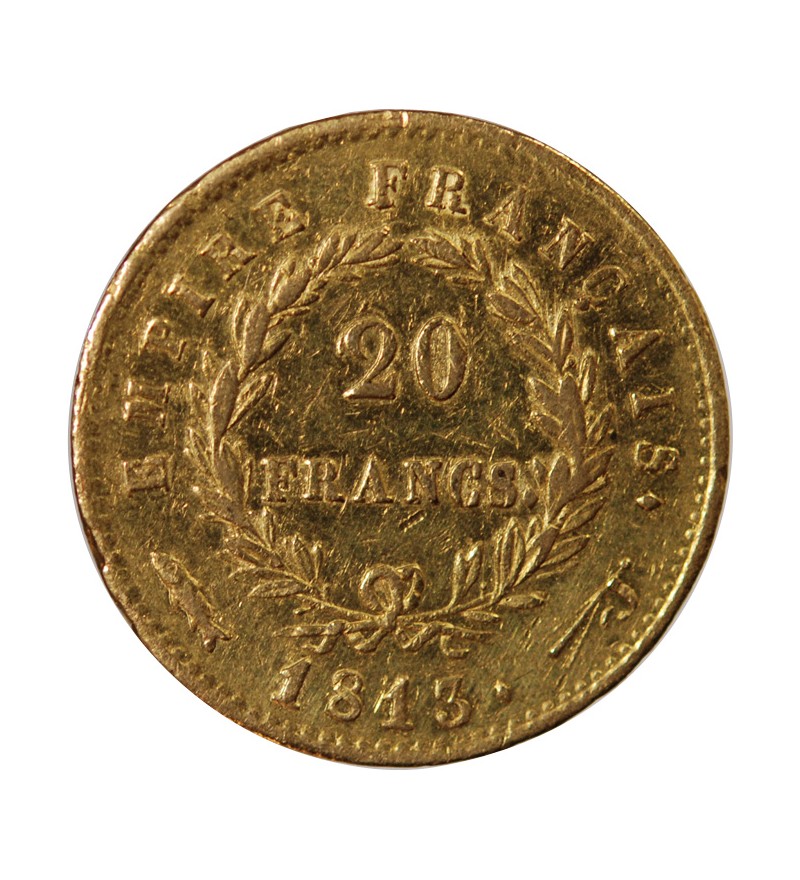 NAPOLEON Ier - 20 FRANCS OR 1813 UTRECHT