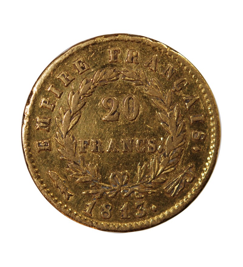 NAPOLEON Ier - 20 FRANCS OR 1813 UTRECHT