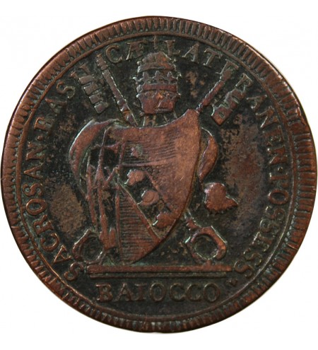 VATICAN, PIE VII - BAIOCCO 1801