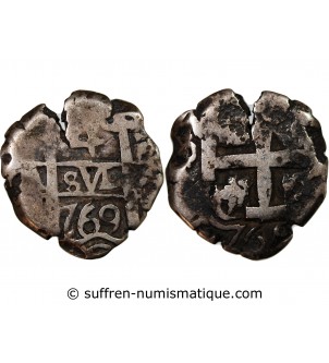 BOLIVIE, CHARLES III - 4 REALES ARGENT 1769