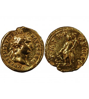 TRAJAN - AUREUS OR ROME﻿ 100 ROME 2