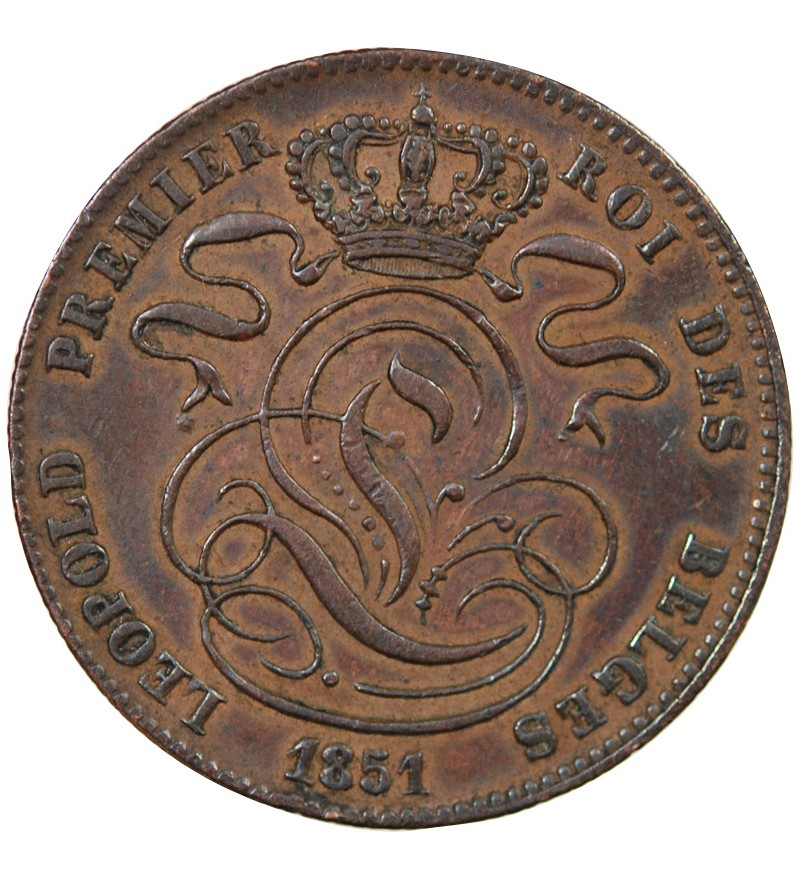BELGIQUE, LEOPOLD Ier - 5 CENTIMES 1851