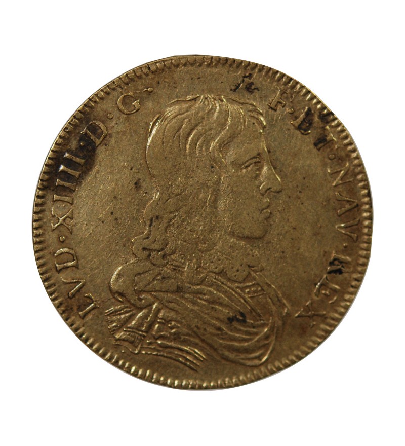 LOUIS XIV LE ROI SOLEIL - JETON LAITON - MARS