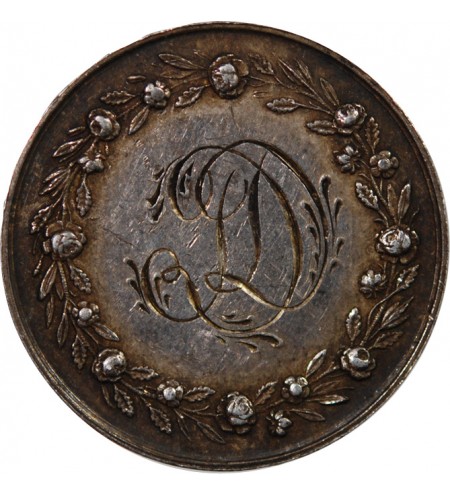 MARIAGE, MARIAGE CHRETIEN - MEDAILLE ARGENT inscrite en 1866