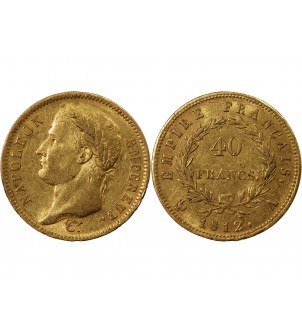 NAPOLEON Ier﻿ - 40 FRANCS OR 1812 A PARIS﻿ 2