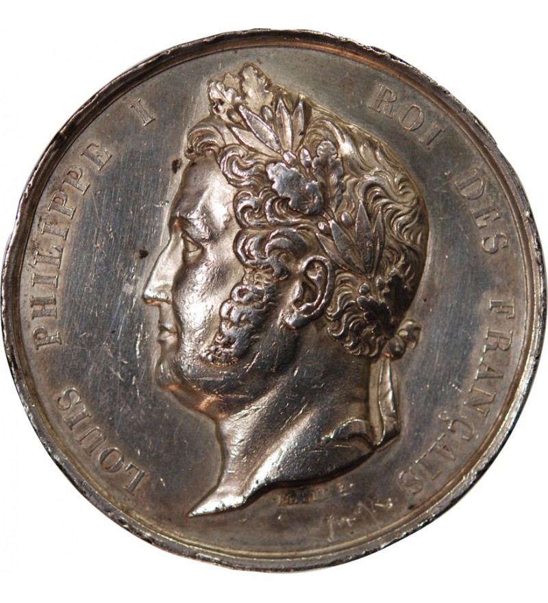 CHAMBRE DES DÉPUTÉS, LOUIS-PHILIPPE - MÉDAILLE ARGENT 1847