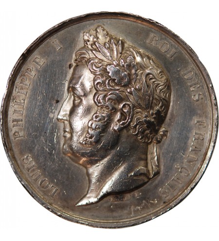CHAMBRE DES DÉPUTÉS, LOUIS-PHILIPPE - MÉDAILLE ARGENT 1847