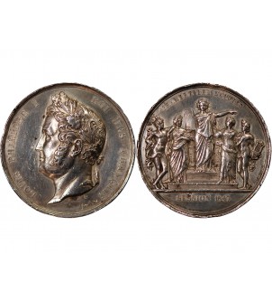 CHAMBRE DES DÉPUTÉS, LOUIS-PHILIPPE - MÉDAILLE ARGENT 1847 2