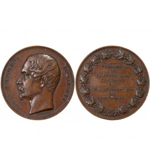 LOUIS-NAPOLEON BONAPARTE - MÉDAILLE CUIVRE - ELECTION DE 1848 2