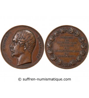 LOUIS-NAPOLEON BONAPARTE - MÉDAILLE CUIVRE - ELECTION DE 1848