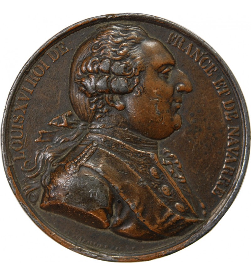 GALERIE NUMISMATIQUE DES ROIS DE FRANCE, LOUIS XVI - MÉDAILLE 1836 / 1840
