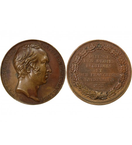 AVOCAT PIERRE-ANTOINE BERRYER - MÉDAILLE CUIVRE 1832