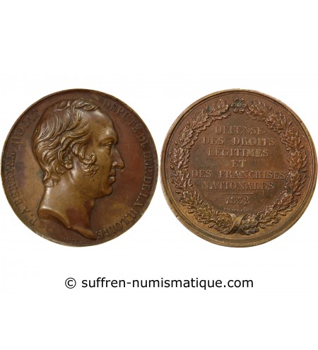 AVOCAT PIERRE-ANTOINE BERRYER - MÉDAILLE CUIVRE 1832