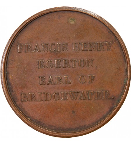 GRANDE-BRETAGNE, EARL OF BRIDGEWATER - MEDAILLE CUIVRE