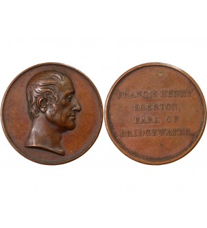 GRANDE-BRETAGNE, EARL OF BRIDGEWATER - MEDAILLE CUIVRE 2