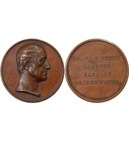 GRANDE-BRETAGNE, EARL OF BRIDGEWATER - MEDAILLE CUIVRE