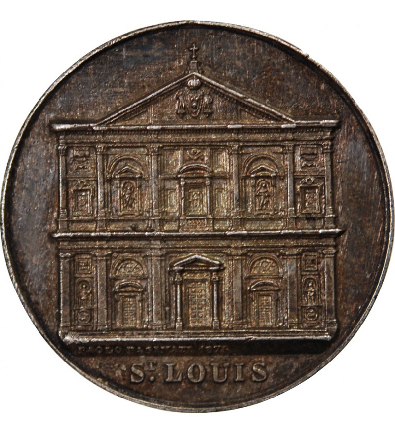 AMBASSADE DE FRANCE A ROME – JETON ARGENT 1875