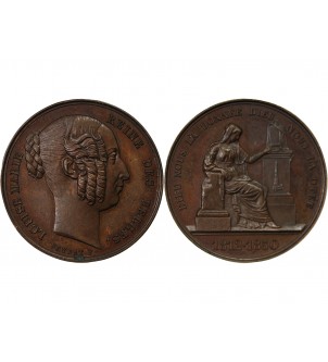 BELGIQUE, LOUISE-MARIE - MEDAILLE BRONZE 1850 2