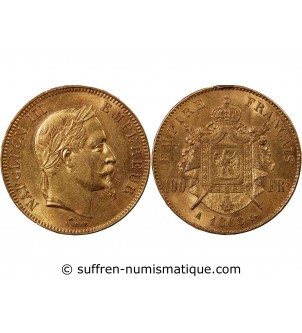NAPOLEON III - ﻿100 FRANCS OR 1868 A PARIS﻿