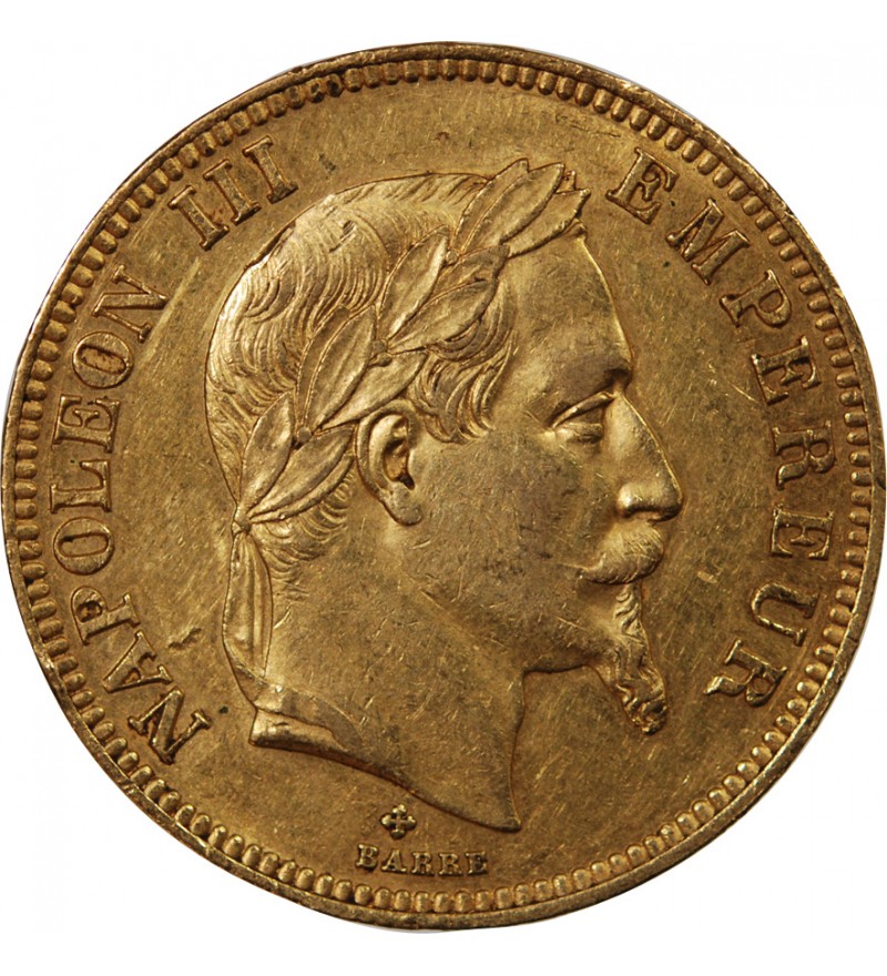 NAPOLEON III - ﻿100 FRANCS OR 1862 BB STRASBOURG