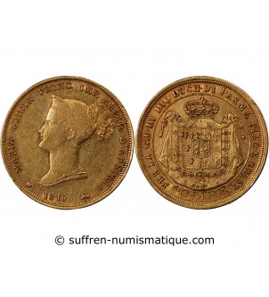 ITALIE, Duché de Parme, MARIE LOUISE - 40 LIRE OR 1815 MILAN