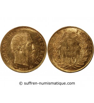 NAPOLEON III - 5 FRANCS OR 1856 A PARIS