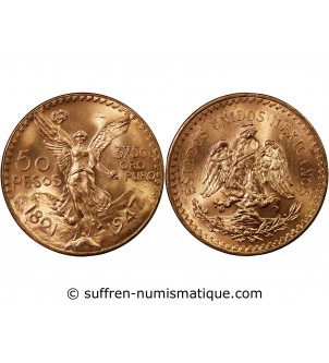 MEXIQUE - 50 PESOS OR 1947