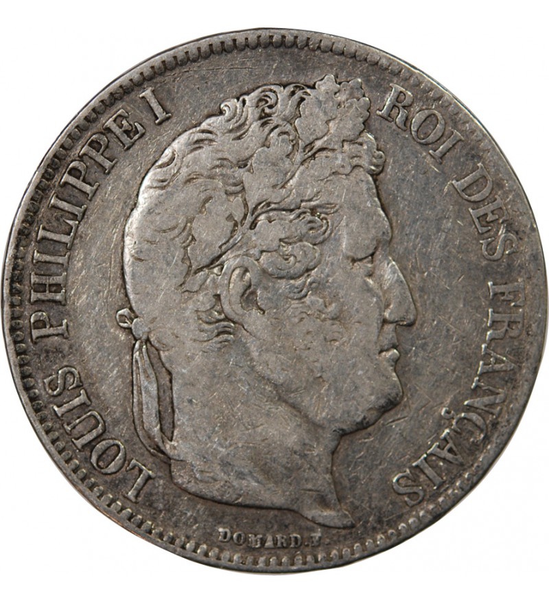 LOUIS-PHILIPPE Ier - 5 FRANCS 1832 MA MARSEILLE " Tranche en Relief"