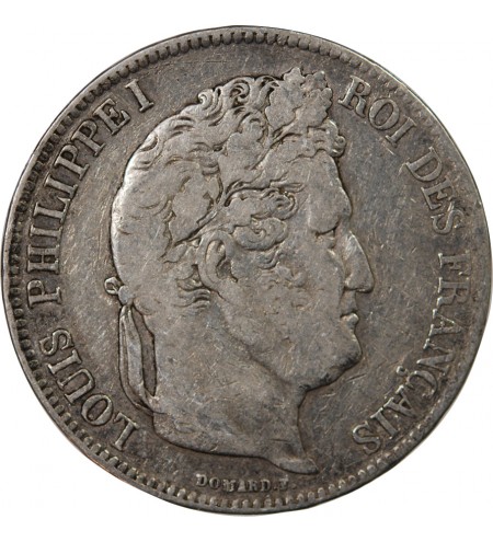 LOUIS-PHILIPPE Ier - 5 FRANCS 1832 MA MARSEILLE " Tranche en Relief"