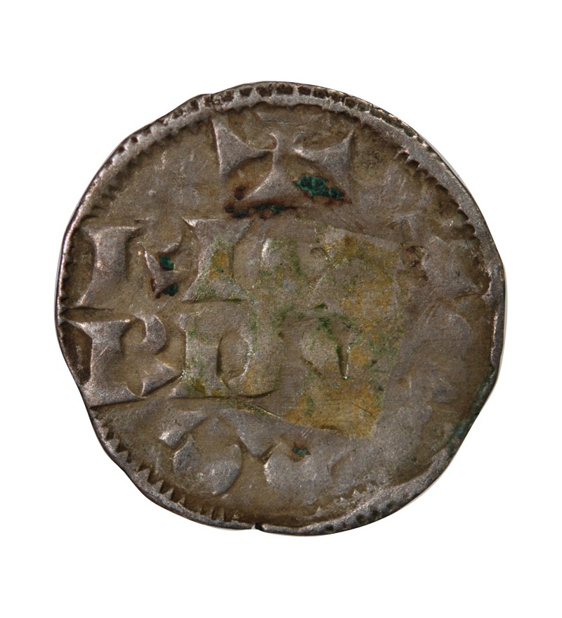 DUCHÉ D'AQUITAINE, RICHARD COEUR DE LION – DENIER ARGENT 1169 / 1199