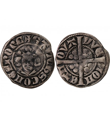 SEIGNEURIE DE FLORENNES, GAUCHER DE CHATILLON - ESTERLIN ARGENT 1312 / 1322