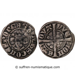 SEIGNEURIE DE FLORENNES, GAUCHER DE CHATILLON - ESTERLIN ARGENT 1312 / 1322