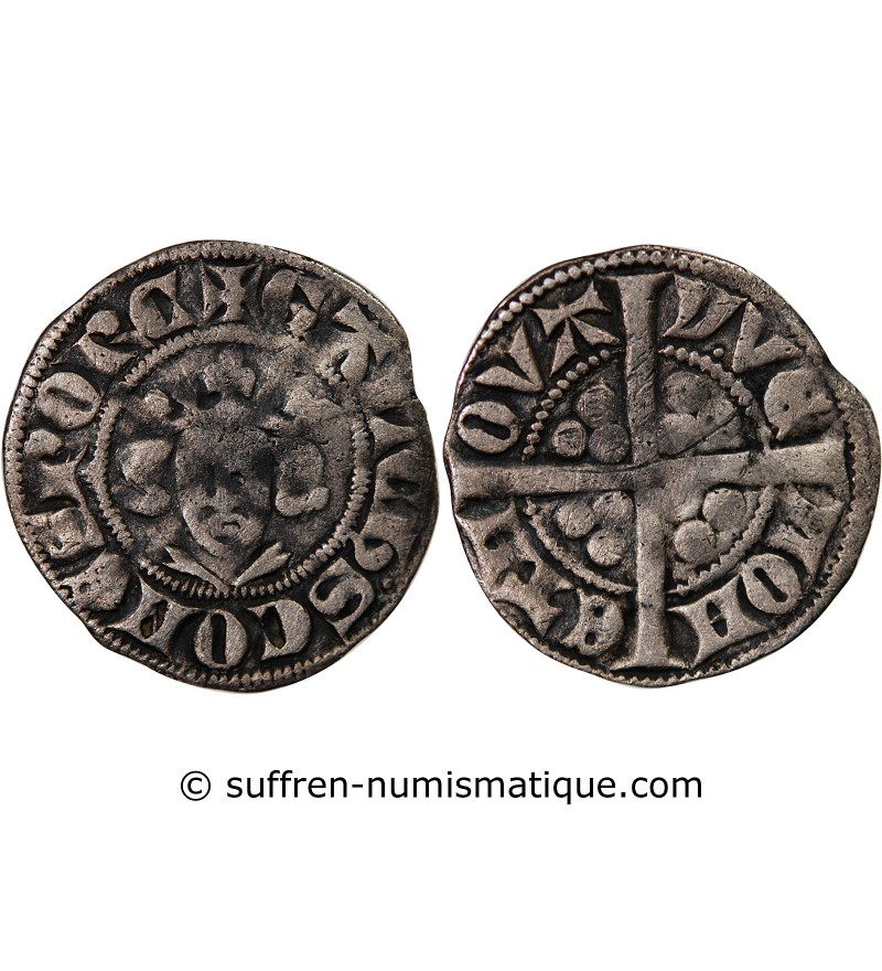 SEIGNEURIE DE FLORENNES, GAUCHER DE CHATILLON - ESTERLIN ARGENT 1312 / 1322