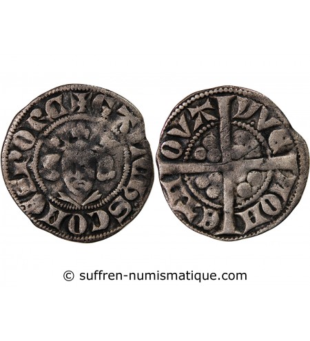 SEIGNEURIE DE FLORENNES, GAUCHER DE CHATILLON - ESTERLIN ARGENT 1312 / 1322