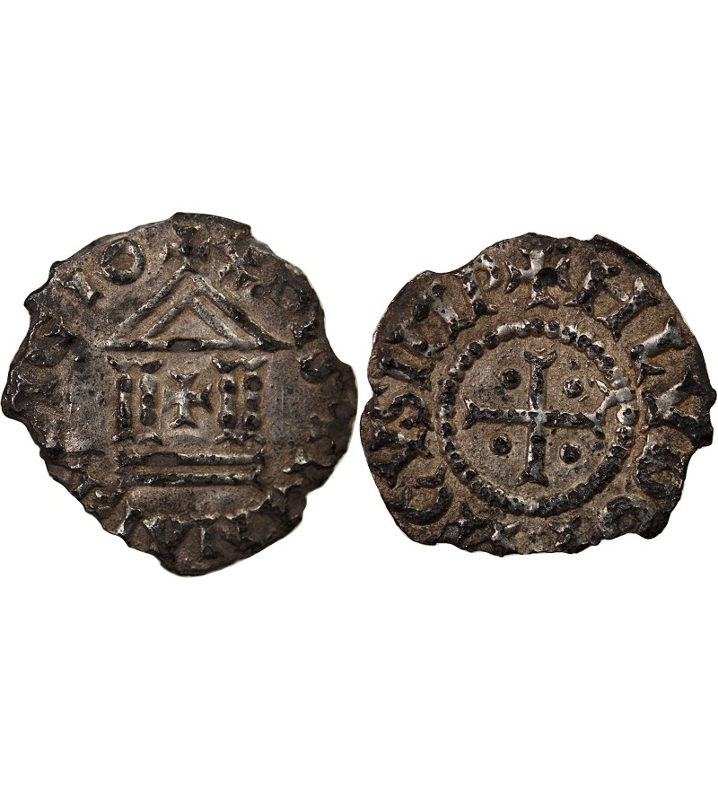 LOUIS Ier LE PIEUX - DENIER ARGENT 822 / 840