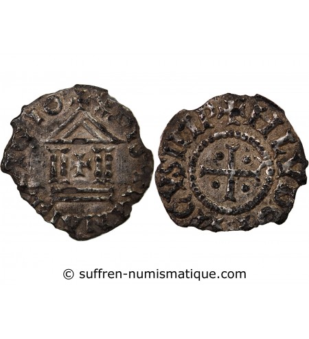 LOUIS Ier LE PIEUX - DENIER ARGENT 822 / 840