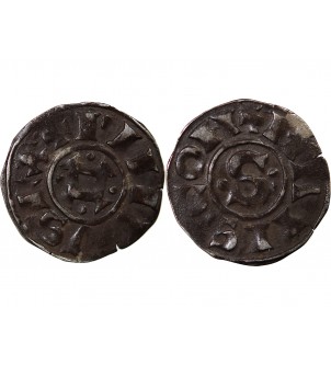 MACON, PHILIPPE Ier - DENIER ARGENT 1060 / 1108 2