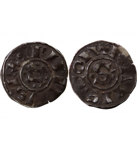 MACON, PHILIPPE Ier - DENIER ARGENT 1060 / 1108