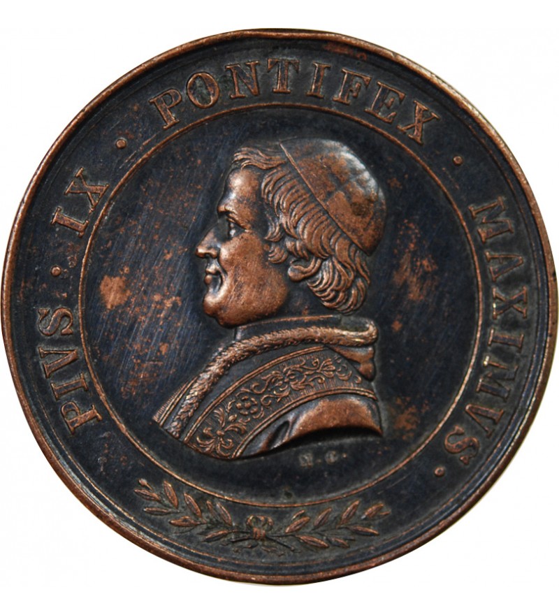 VATICAN, PIE IX - MEDAILLE BRONZE