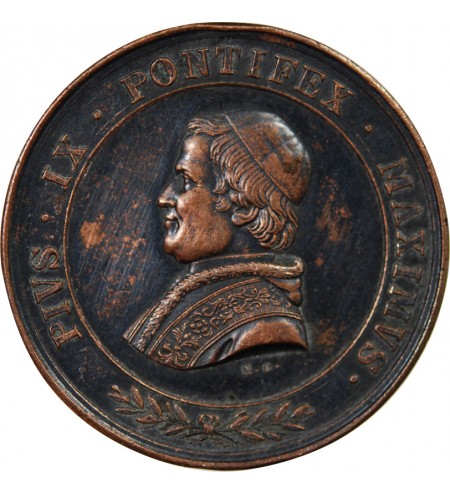 VATICAN, PIE IX - MEDAILLE BRONZE