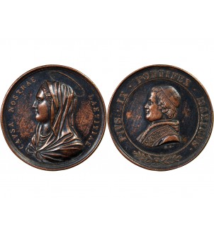 VATICAN, PIE IX - MEDAILLE BRONZE 2