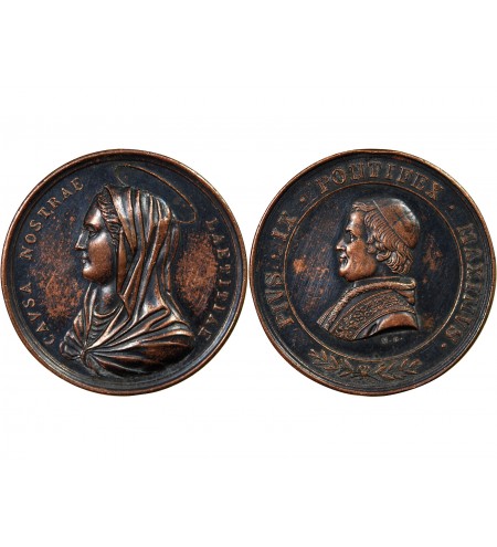 VATICAN, PIE IX - MEDAILLE BRONZE