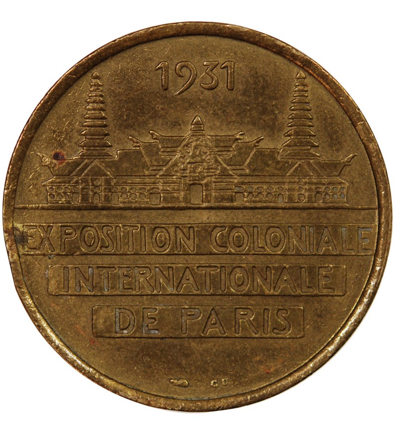 EXPOSITION COLONIALE, OCEANIE - MEDAILLE LAITON 1931