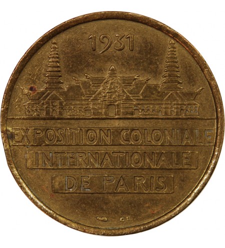 EXPOSITION COLONIALE, OCEANIE - MEDAILLE LAITON 1931