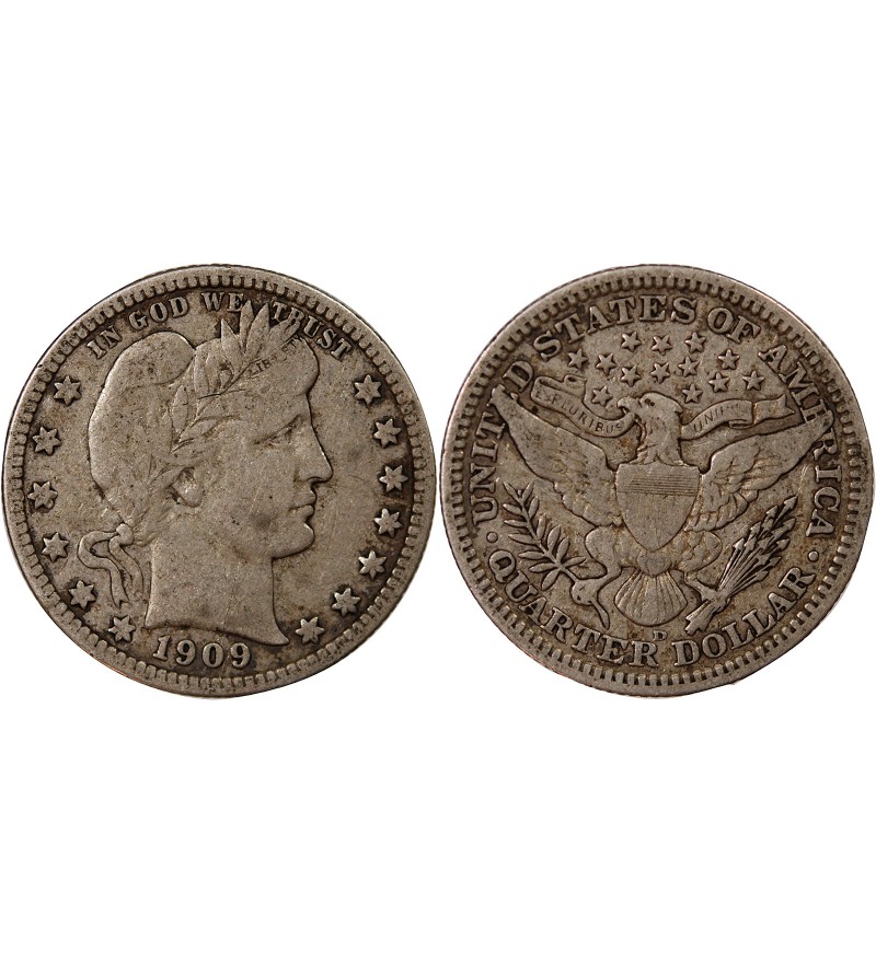 USA - 10 CENTS ARGENT "Barber Dime" 1916 PHILADELPHIE