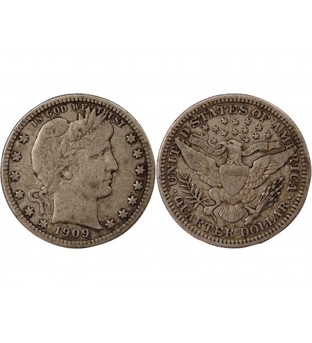 USA - 10 CENTS ARGENT "Barber Dime" 1916 PHILADELPHIE